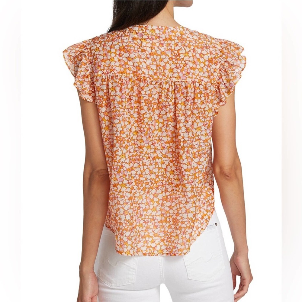 XIRENA Bria Flutter Sleeve Blouse - Picture 6 of 11